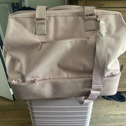 Beis Atlas Pink Carry-on set (Suitcase & Bag)