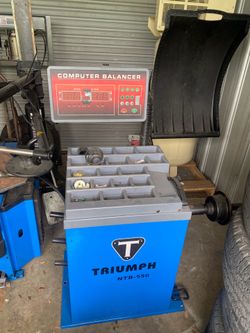Tire machine/ balance machine