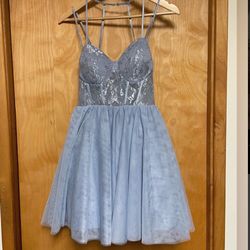 Blue Short Prom/Formal Dress