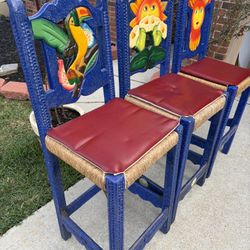Hand Crafted Authentic Mexican High Chairs