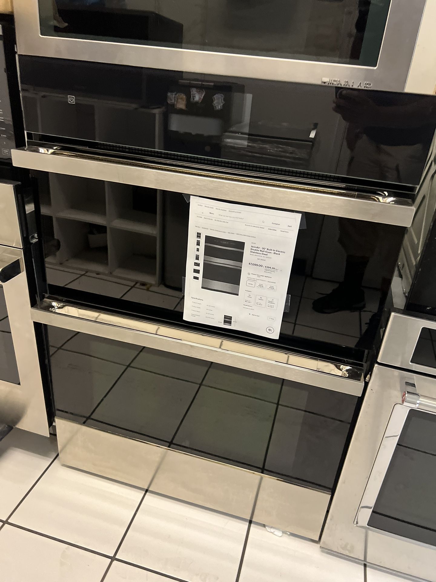 Jenn Air 30” Microwave Oven combo