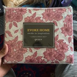 Evoke Home Awake To Inspire 4 Piece Sheet Set Each Sold Sepertly