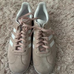 Pink Adidas Gazelle Trainers 