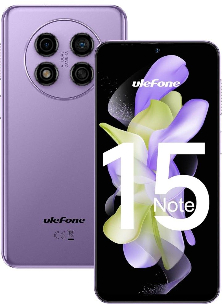 Ulefone Note 15 GSM 3G Unlocked Smartphone, 6.22 inch Display, Android 12 2GB+32GB