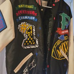 Leather Varsity Jacket