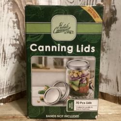 70 Pcs wide Mouth Canning Lids - Mason Jar Canning Lids (Silver)