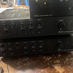 TOA Commercial/Home Amplifiers 