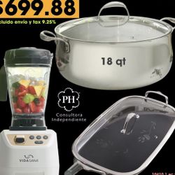 Super Paquete Licuadora, Cacerola, Y Plancha Duoble, Tanbien Se Venden Por Separado 