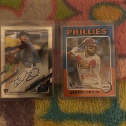 Two Autographed Cards