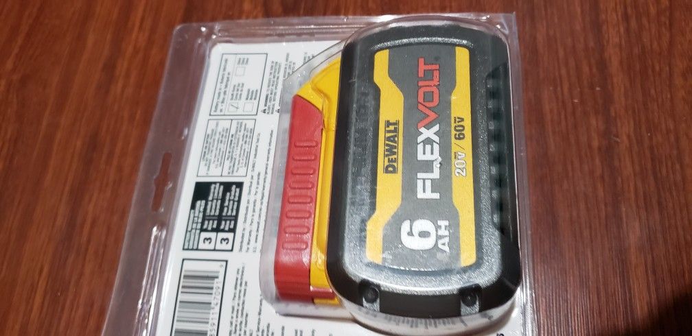 Dewalt Flexvolt 60v 6.0AH Battery New