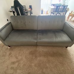 Couch, convertible sleeper sofa/futon, price negotiable
