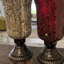 Two Candleholders 