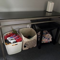 Metal Table With Granite Top