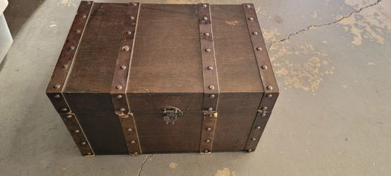 Decorative Wooden Storage Trunk