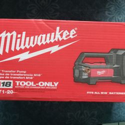 Milwaukee
M18 18-Volt 1/4 HP Lithium-Ion Cordless Transfer Pump (Tool Only)