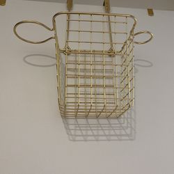 Gold Metal Hanging Basket