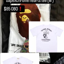 BapeXChromehearts tee 
