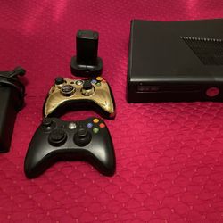 Black Xbox-360 Gaming Set up