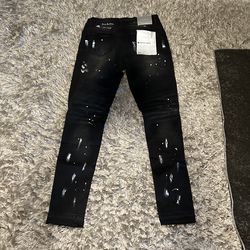 Purple jeans size 35 waist