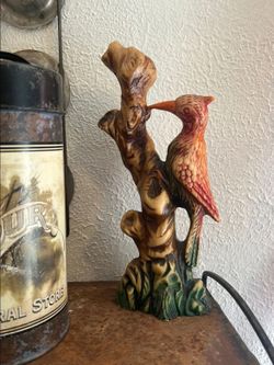 Vintage Woodpecker Decor 