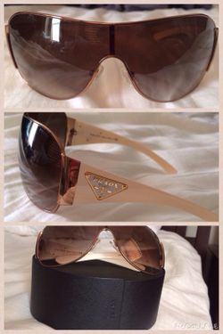 Women's Prada Shield Sunglasses (Never Used)--- REDUCED PRICE TO $300