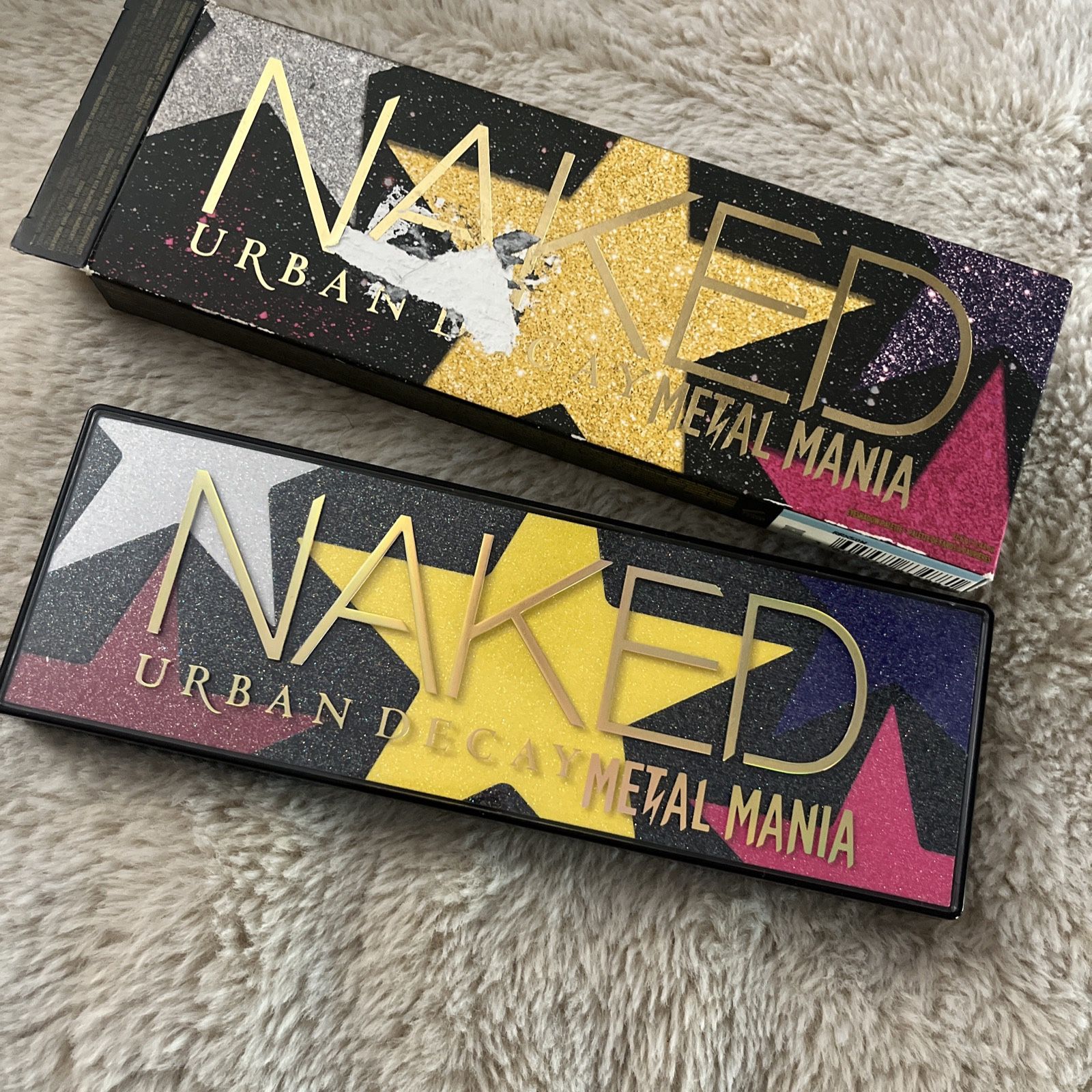 Urban Decay Naked Metal Mania Eye Shadow Palette with Brush NEW Limited Edition