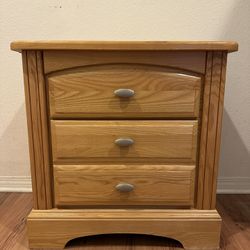 Quality Made Solid Wood Night Stand End Table Drawer Set