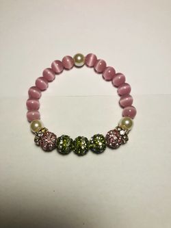 Shamballa and Pearls Bracelets