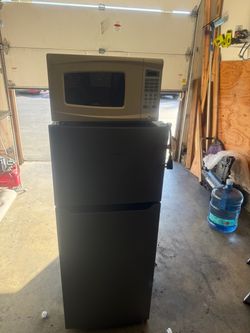 Fridge and microwave