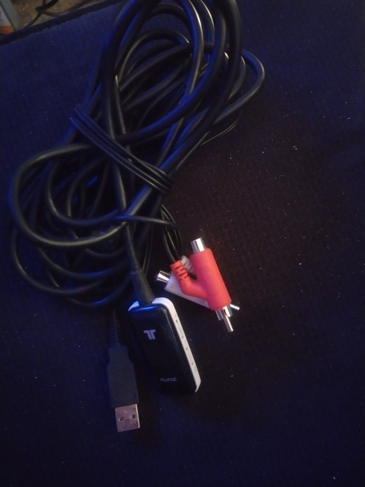 Tritton Kunai Headset In Line Control Cable with USB and AV Connectors)