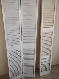 12" Shutters, 66" h x 23" w