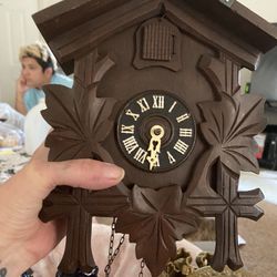 Vintage Black Forest Coo Coo Clock Made In Germany 