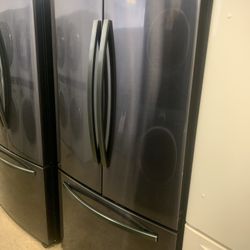 Samsung 36” French Door Fridge In Black Stainless Working Perfectly 4 Months Warranty 