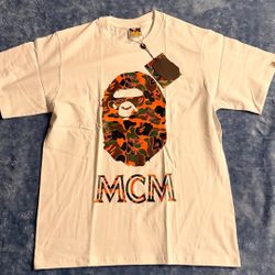 MCM Bape Shirt Sizes S,m,L