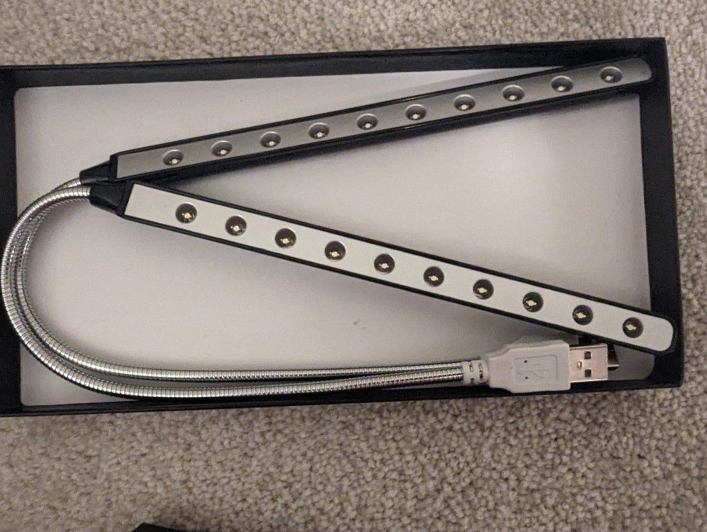 New 2 Piece LED Lights For Laptop