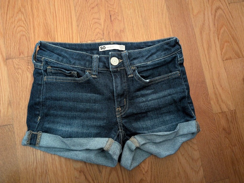 SO Juniors' Short Shorties Size 0