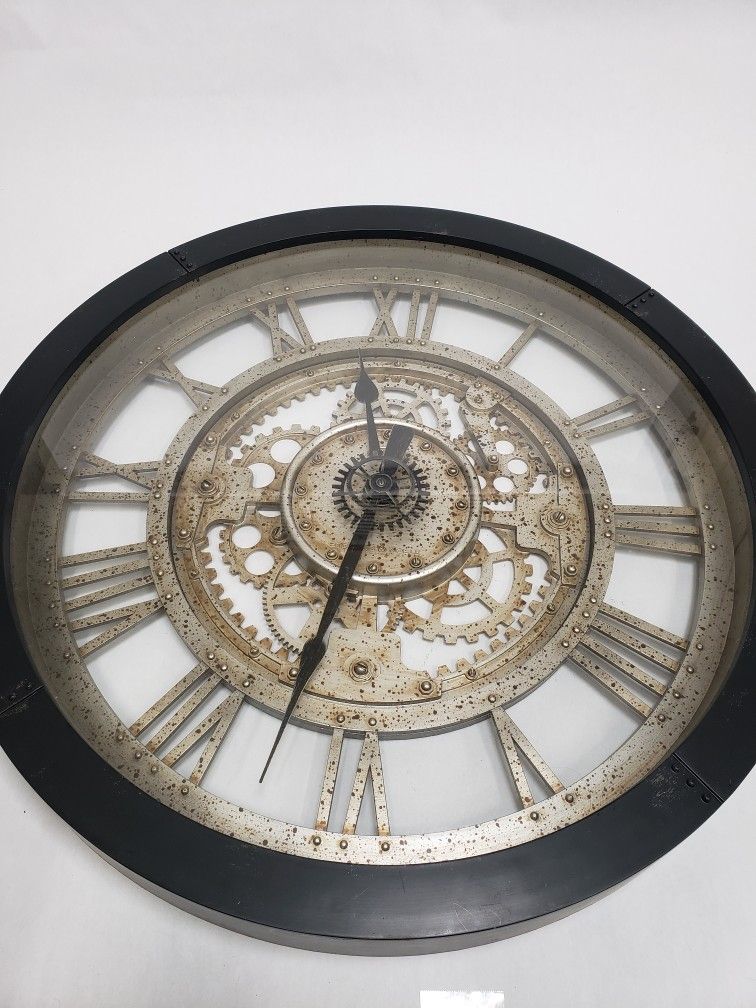 Sterling And Noble No.9 Gear wall Clock 24"