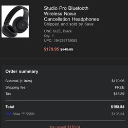 Beats studio pro 