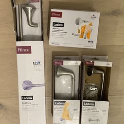 Pfister Ladera Bathroom Towel Bar Ring Toilet Paper Holders Brushed Nickel Accessories 