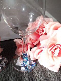 Bling wine glasses