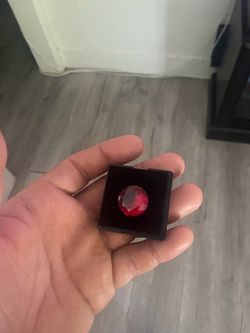 Ruby lab created jewelry loose stone