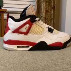 Jordan 4 Retro ‘Red Cement’ (Worn/No Box/Swapped Insoles)
