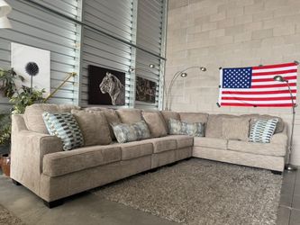 Huge gray sectional- free delivery