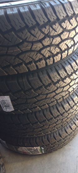 Set of 4 tires brand new size 245 75 16