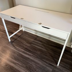 White Ikea Desk