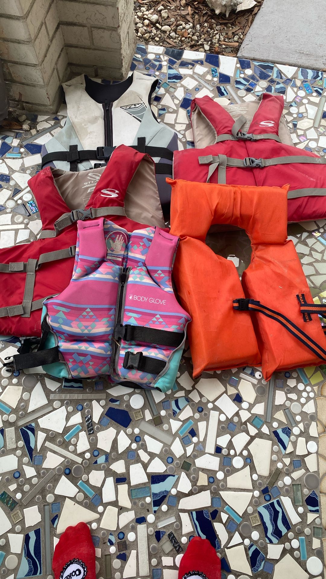 (5) Life Jackets No Longer Need $10 All