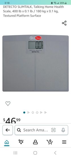 SlimTALK Talking Digital Floor Scale 400 Lb