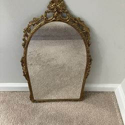 Antique / Vintage Gold Trim Mirror