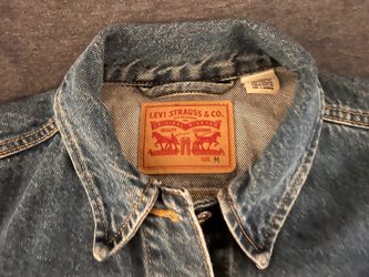 Authentic Levi’s Denim Jacket With Star Embellishments