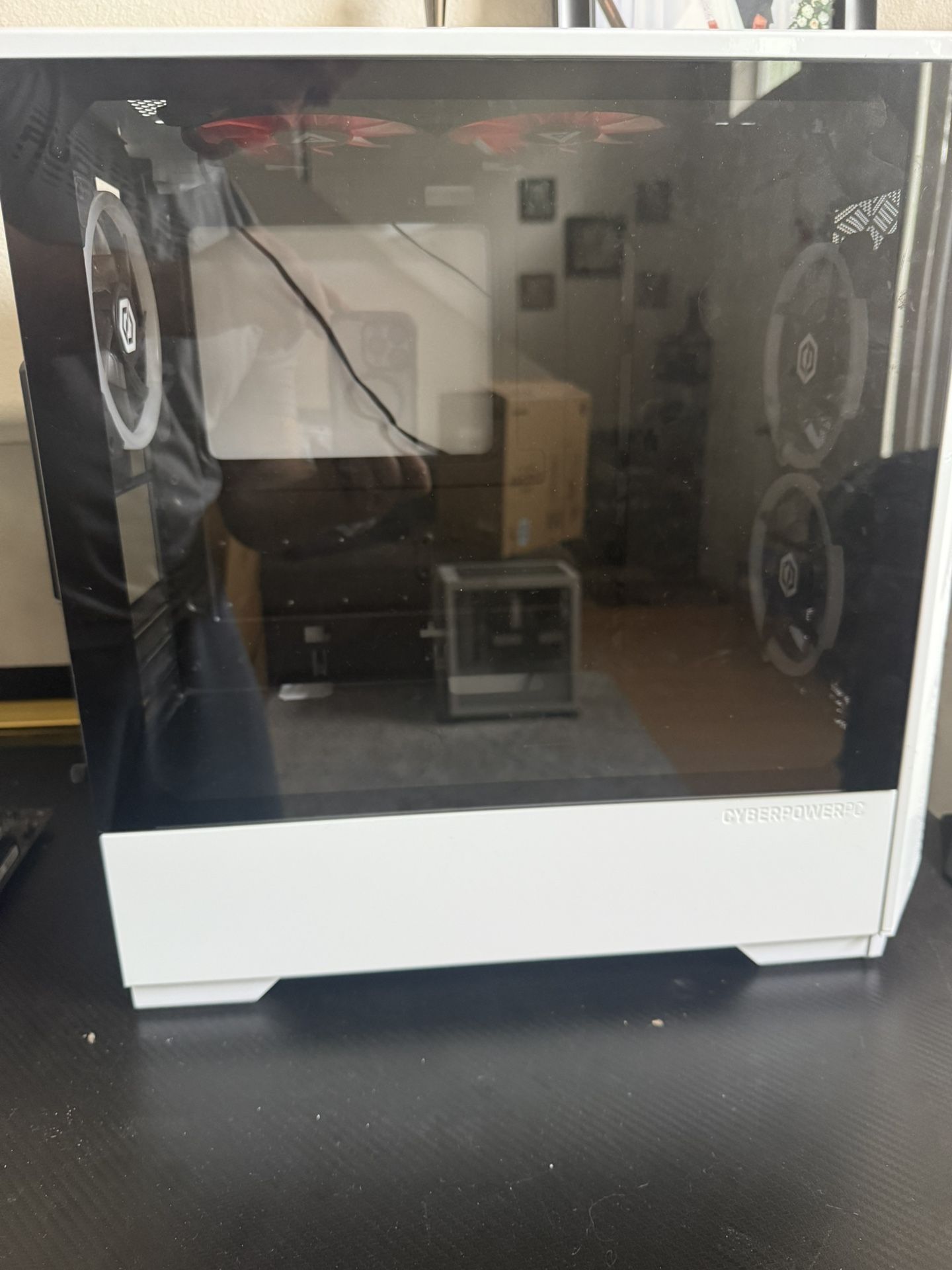 CyberPowerPC White Mid-Tower Case